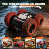 JJRC Q242 Amphibious Dual-Sided Off-Road Stunt Remote Control Car - Orange - JJRC