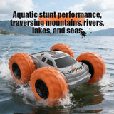 JJRC Q242 Amphibious Dual-Sided Off-Road Stunt Remote Control Car - Orange - JJRC