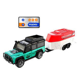 1:64 Mini Alloy RC Car with Lights | Metal Alloy | Trailer - Wanderlust Green - Noco