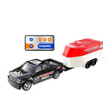 1:64 Mini Alloy RC Car with Lights | Metal Alloy | Trailer - DMax Black - Noco