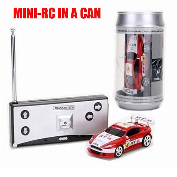 SQW Coke Can Mini-RC Car 80mm Long Rechargeable Battery Controller - Noco