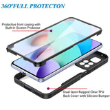 Redmi 10 Full Enclosure Cover with Bult-In Screen Protector - Cover Noco