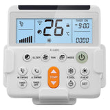 K660E Universal Air Conditioner Remote Control - LCD Backlit Display & Power-Off Memory - Compatible with Most AC Brands - NOCO