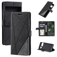 Google Pixel 6a Rhombus Wallet Flip Cover Card Holder - Black - Cover Noco