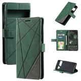 Google Pixel 6a Rhombus Wallet Flip Cover Card Holder - Green - Cover Noco
