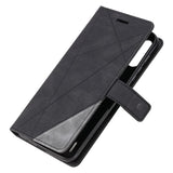 Rhombus Phone Wallet with Flip Front Card Slots - For MOTOROLA MOTO E7 POWER - Noco