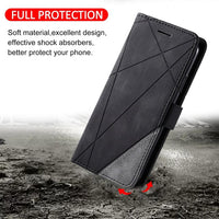 Rhombus Phone Wallet with Flip Front Card Slots - For MOTOROLA MOTO E7 POWER - Noco