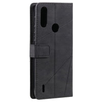 Rhombus Phone Wallet with Flip Front Card Slots - For MOTOROLA MOTO E7 POWER - Noco