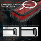 Apple iPhone 15 Pro RedPepper MagSafe Waterproof Full Cover - Cover RedPepper