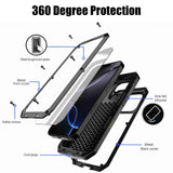 Apple iPhone 16 Pro Max RedPepper Rugged Metal Heavy Duty Full Cover Tempered Glass Screen Protector - RedPepper