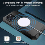 Apple iPhone 16 Pro Max RedPepper Rugged Metal Heavy Duty Full Cover Tempered Glass Screen Protector - RedPepper