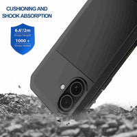 Apple iPhone 16+ RedPepper Rugged Metal Heavy Duty Full Cover Tempered Glass Screen Protector - RedPepper
