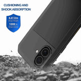 Apple iPhone 16+ RedPepper Rugged Metal Heavy Duty Full Cover Tempered Glass Screen Protector - RedPepper