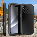 Apple iPhone 17 RedPepper Rugged Metal Heavy Duty Full Cover Tempered Glass Screen Protector - RedPepper