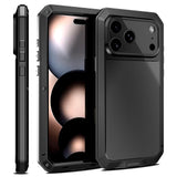 Apple iPhone 17 Pro Max RedPepper Rugged Metal Heavy Duty Full Cover Tempered Glass Screen Protector - RedPepper