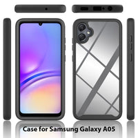 Samsung Galaxy A05 2PC Surround Protective Cover Transparent Back Panel - Noco