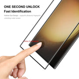 [2 PACK] Samsung Galaxy S23 Ultra Enkay Tempered Glass Screen Protector Supports Fingerprint - Glass Enkay