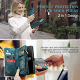 Samsung Galaxy A12 5G CaseMe 008 Wallet with Detachable Cover 8 Card + Zip Pocket - CaseMe