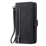 Samsung Galaxy A17 5G 9 Card Flip Tri-Fold Wallet Cover Zip Pocket - Noco