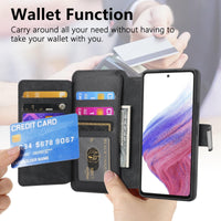 Samsung Galaxy A17 CaseNeo MW-04 2-in-1 Detachable Flip Zip Wallet Cover – RFID Blocking - Noco