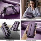 Samsung Galaxy A57 CaseMe C36 Series Samsung Galaxy A57 5G Luxury Leather Wallet - CaseMe