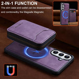 Samsung Galaxy A57 LC MagSafe Ring Detachable Zipper Wallet Case - Noco