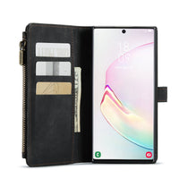 Samsung Galaxy Note 10 + CaseMe C30 Multifunction Wallet Zip Pocket 7 Card Slots - CaseMe