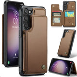 Samsung Galaxy S23 CaseMe C22 Rear Wallet Cover with Card Slots - CaseMe