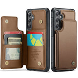 Samsung Galaxy S23 CaseMe C22 Rear Wallet Cover with Card Slots - CaseMe