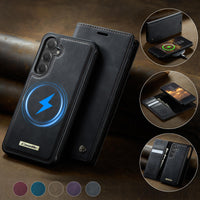 Samsung Galaxy S24 FE CaseMe C49 Wallet Flip Cover RFID Protection Card Holder Noco
