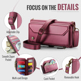 Samsung Galaxy S25 FE CaseMe C36 Wallet Multi-Card Slots Cash Pocket Zipped Wallet - CaseMe