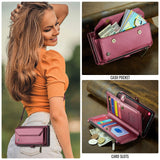 Samsung Galaxy S25 FE CaseMe C36 Wallet Multi-Card Slots Cash Pocket Zipped Wallet - CaseMe