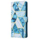 Samsung Galaxy S25 Ultra Marble Patterned Flip Wallet Card Slots - Noco