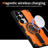 Samsung Galaxy S25 Ultra Rugged Magsafe Fidget Ring Armor Cover Noco