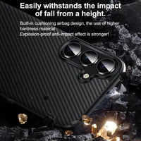 Samsung Galaxy S25 Ultra SULADA Kevlar Series Shockproof Case with Built-in Magnetic Ring - Sulada