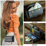 Samsung Galaxy S26 5G CaseMe C36 Wallet Multi-Card Slots Cash Pocket Zipped Wallet - CaseMe