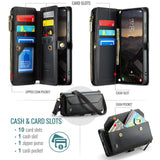 Samsung Galaxy S26 5G CaseMe C36 Wallet Multi-Card Slots Cash Pocket Zipped Wallet - CaseMe