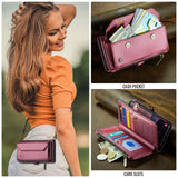Samsung Galaxy S26 ULTRA CaseMe C36 Wallet Multi-Card Slots Cash Pocket Zipped Wallet - CaseMe