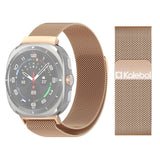 Samsung Galaxy Watch Ultra 47mm / Ultra 2025 Kalebol Milan Magnetic SS Watch Strap - Rose Gold - Noco