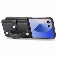 Samsung Galaxy Z Flip 7 Carbon Weave Card Wallet Cover - Noco