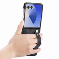 Samsung Galaxy Z Flip 7 Carbon Weave Card Wallet Cover - Noco