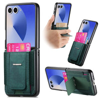 Samsung Galaxy Z Flip 7 Elastic Card Wallet Cover - Green - Noco