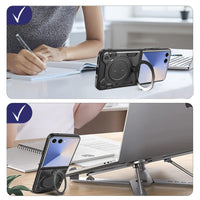 Samsung Galaxy Z Flip 7 Shockproof Rugged Rotating Ring Protective Cover - Noco