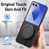 Samsung Galaxy Z Flip 8 5G Retro Rotation Ring Holder Phone Case - NOCO