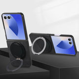 Samsung Galaxy Z Flip 8 5G Retro Rotation Ring Holder Phone Case - NOCO