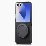 Samsung Galaxy Z Flip 8 5G Retro Rotation Ring Holder Phone Case - NOCO