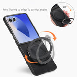 Samsung Galaxy Z Flip 8 5G Retro Rotation Ring Holder Phone Case - NOCO