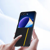 Samsung Galaxy Z Flip8 5G Ultra-thin Carbon Fiber Texture Phone Case - NOCO