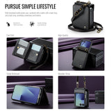 Samsung Galaxy Z Flip8 CaseMe C22 Rear Wallet Cover with Card Slots - CaseMe
