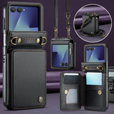 Samsung Galaxy Z Flip8 CaseMe C22 Rear Wallet Cover with Card Slots - CaseMe